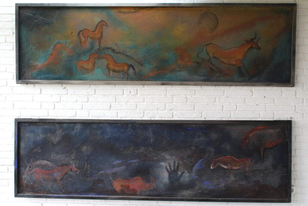 Der Anfang - Diptychon by Dorothea Spitzer
