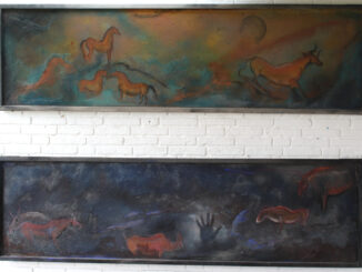 Der Anfang - Diptychon by Dorothea Spitzer